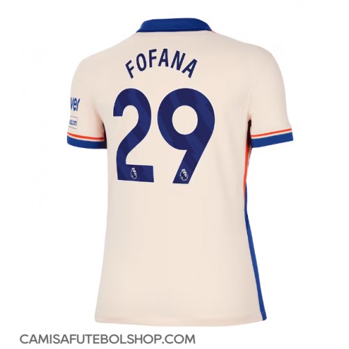 Camisa de time de futebol Chelsea Wesley Fofana #29 Replicas 2º Equipamento Feminina 2024-25 Manga Curta